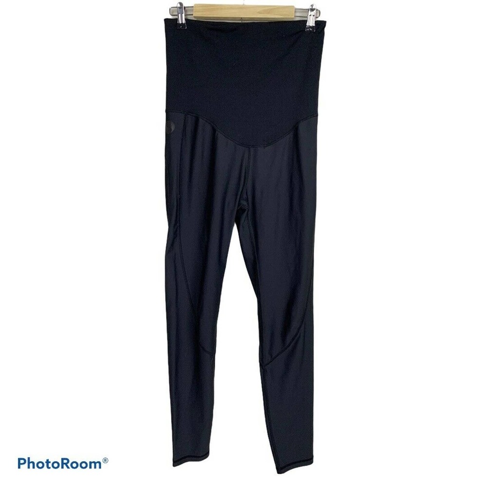 Cadenshae Maternity Leggings Black Full Length